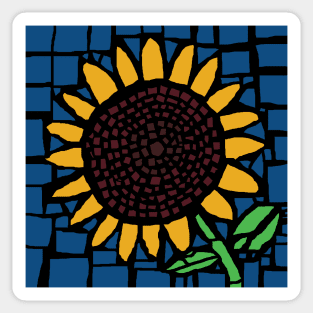 Sunflower Mosaic Sticker